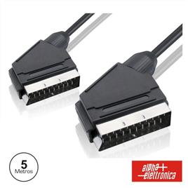 CABO SCART MACHO/MACHO 21P 5M