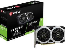 Placa Gráfica MSI GeForce GTX 1660 Ventus XS (NVIDIA - 6 GB DDR5) 