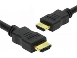 Cabo HDMI Dourado Macho/Macho 2.0 4k Preto 3m Alpha Elettronica