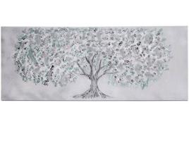 Quadro Artesanal LOHOART Borboleta (Turquesa - Madeira - 150x60x3.50 cm)