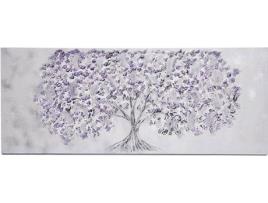 Quadro Artesanal LOHOART Borboleta (Roxo - Madeira - 150x60x3.50 cm)
