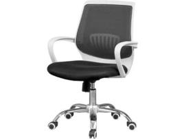 Cadeira de Escritório Operativa JSHOME Trend Preto (59,5 x 122 x 59 cm - Metal, PVC e Malha)