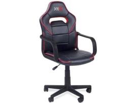 Cadeira de Escritório Operativa ABECEDARIO XTR X10 Preto e Vermelho (57 x 109 x 60 cm - Pele Sintética e Espuma)