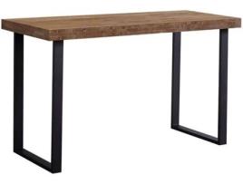 Secretária ABECEDARIO Natural (Carvalho boreal - Preto - Madeira - 120 x 73 x 60 cm)