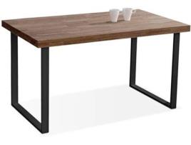 Mesa de Refeição ABECEDARIO boreal – Preto (Madeira - 6 x 76,5 x 80 cm)