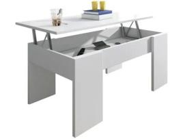 Mesa de Apoio HOMESOUTH Branco (Melamina - 90 x 45,3 x 50  cm)