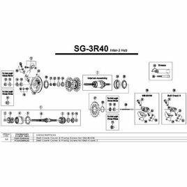 Shimano Sg-3r40 Preto