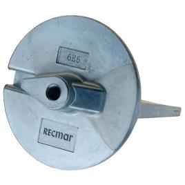 Recmar Rec6e5-45371-01 Rudder Anode Cinzento