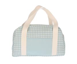 Bolsa Desportiva Verde Vichy Personalizável