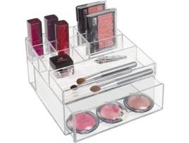 Organizador de Maquilhagem IDESIGN - INTERDESIGN com Gaveta (Transparente - Plástico - 16.5x18x10 cm)