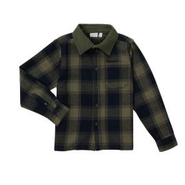 Name it  Camisas mangas comprida NKMLIMALLE  Cáqui Disponível em tamanho para rapaz 8 ans,10 ans,12 ans,14 ans,7 ans.Criança > Menino > Roupas > Camisas mangas compridas