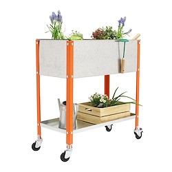 Horta urbana 90X60 LARANJA GALVANIZADO