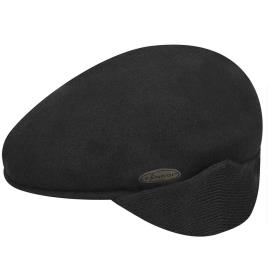 Kangol Cap Wool 504 Earlap Preto L