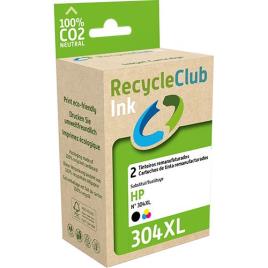 Pack Tinteiro Recycleclub HP 304XL - 2 Uni.