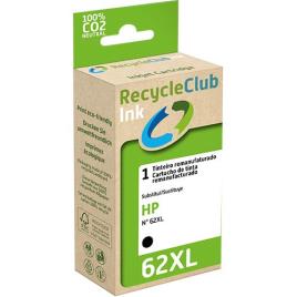 Tinteiro Recycleclub HP 62XL - Preto