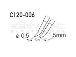 Ponta Para Ferro De Soldar Advanced 1.5x0.5mm 