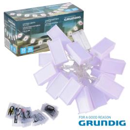 Caixa De Luz 20 Leds 85 Letras 230cm Grundig