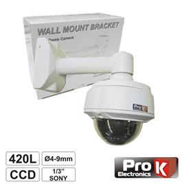 CÂMARA VIGILÂNCIA DOME CCD CORES PTZ 420L 1/3