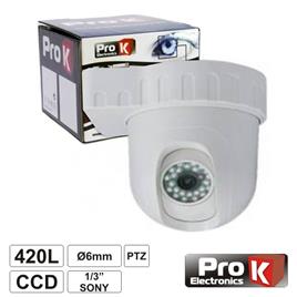 CÂMARA VIGILÂNCIA DOME CCD CORES PTZ 420L 1/3