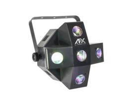 Projetor Luz C/ 5 Leds 10w Rgbw + 5 Gobos Dmx Mic Afxlight