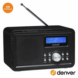 Rádio Am/Fm/Bluetooth/ Mp3/Aux Vintage Denver