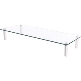 Digitus Glass Elevation For Monitor 56x21x8 Cm Max 20 kg Clear / White