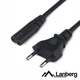 Cabo Alimentação AC Plano / Tipo 8 IEC C7 1.8m LANBERG
