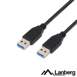 Cabo USB-A 3.0 Macho / USB-A Macho 1.8m LANBERG