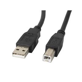 Cabo USB 2.0 A para USB B Lanberg 480 Mb/s Preto