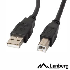 Cabo USB-A 2.0 Macho / USB-B Macho 3m LANBERG