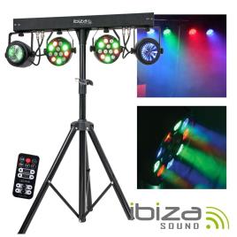 Suporte C/ 2 Projetores Par + 2 Moonflower Dmx 