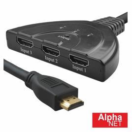 Distribuidor Hdmi Amplificado 3 Entradas 1 Saída Join