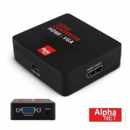 Conversor Hdmi -> Vga C/ Áudio Amplificado 