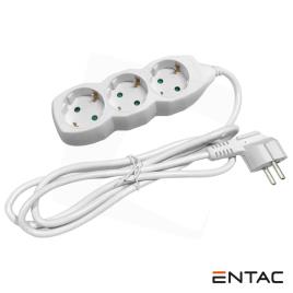 Tomada Elétrica C/ 3 Saídas 1.5M 