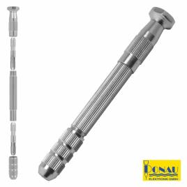 CHAVE PORTA-FERRAMENTAS BROCAS   diametro 0.1-3.2MM C/ 2 PINÇAS DONAU