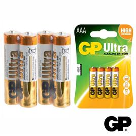 Pilha Ultra Alcalina LR03/AAA 1.5v 4x Blister GP