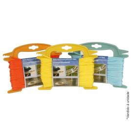 CORDA DE POLIÉSTER C/ ENROLADOR PLÁSTICO 22.5M