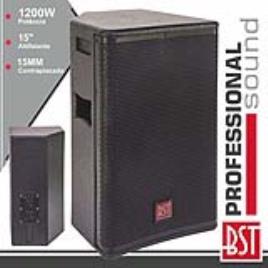 Coluna Passiva Pro 15 1200w 15mm Mdf 