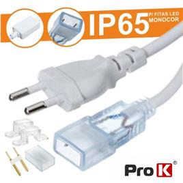 Cabo Alimentação P/Fita Leds 220v Ip65 Prok