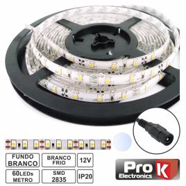 Fita Led 12v Branco Frio 1m Prok