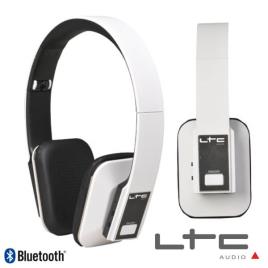 Auscultadores Bluetooth DJ S/ Fios Articulados Brancos Lt