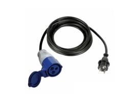 Cabo Adaptador C/ Tomada Schuko e Ficha CEE 3m Perel