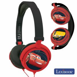 Auscultadores Stereo C/ Fios Disney Cars Lexibook