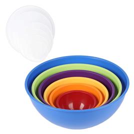 Conjunto 6 Caixas Plástico P/ Alimentos C/ Tampa