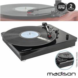 Gira-Discos 33/45/78rpm Vintage 2x6w Madison