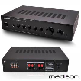 Amplificador Stereo Hifi 2x180w 3 Entradas Preto 