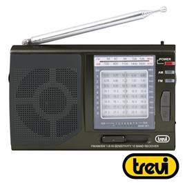 Rádio Portátil AM/FM Clássico Preto 