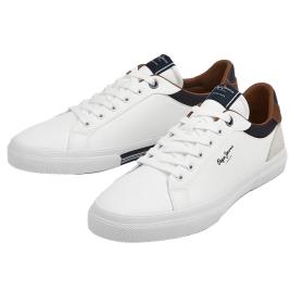 Pepe Jeans Kenton Court Trainers Branco EU 46