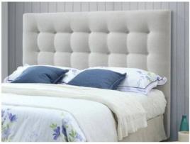 Cabeceira de Cama VENTE-UNIQUE.PT Francesco (Tecido - Bege - 140x190 cm)