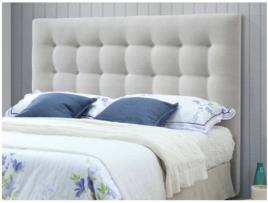Cabeceira de Cama VENTE-UNIQUE.PT Francesco (Tecido - Bege - 160x200 cm)